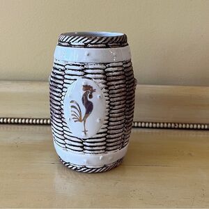 Ceramic Rooster Utensils Holder